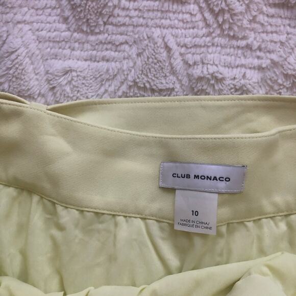 Club Monaco Split Pleated Belted Midi Skirt - Picture 6 of 8